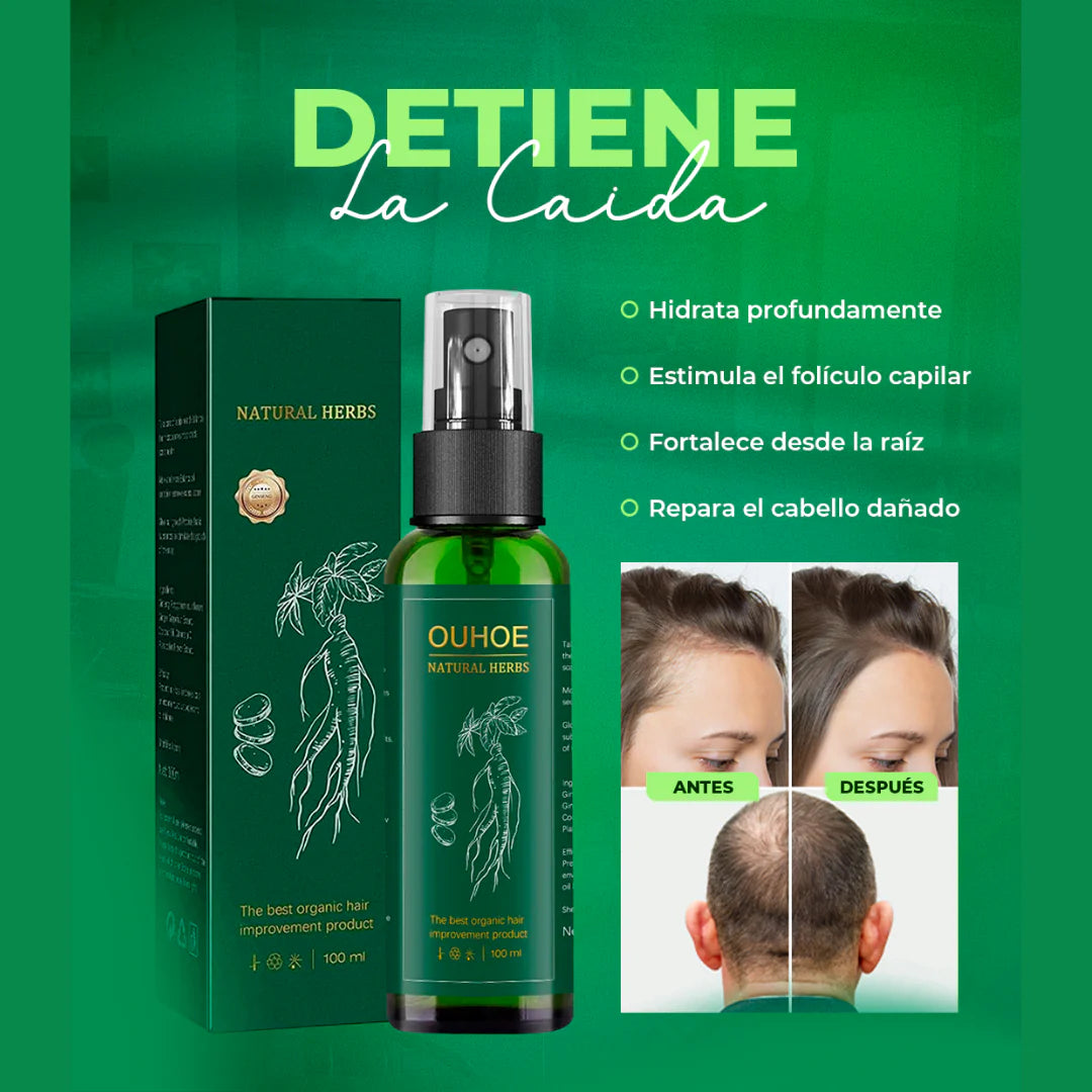 TONICO REVITALIZANTE PARA CRECIMIENTO DE CABELLO OUHOE®